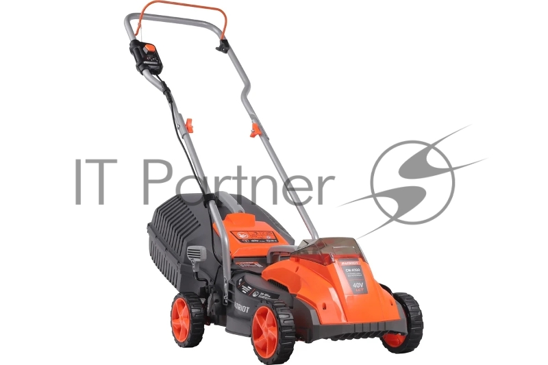 Газонокосилка аккумуляторная PATRIOT CM4000, 40В платформа LCT, 32см, бесщёточный дв, травосб. 30л, без АКБ и ЗУ