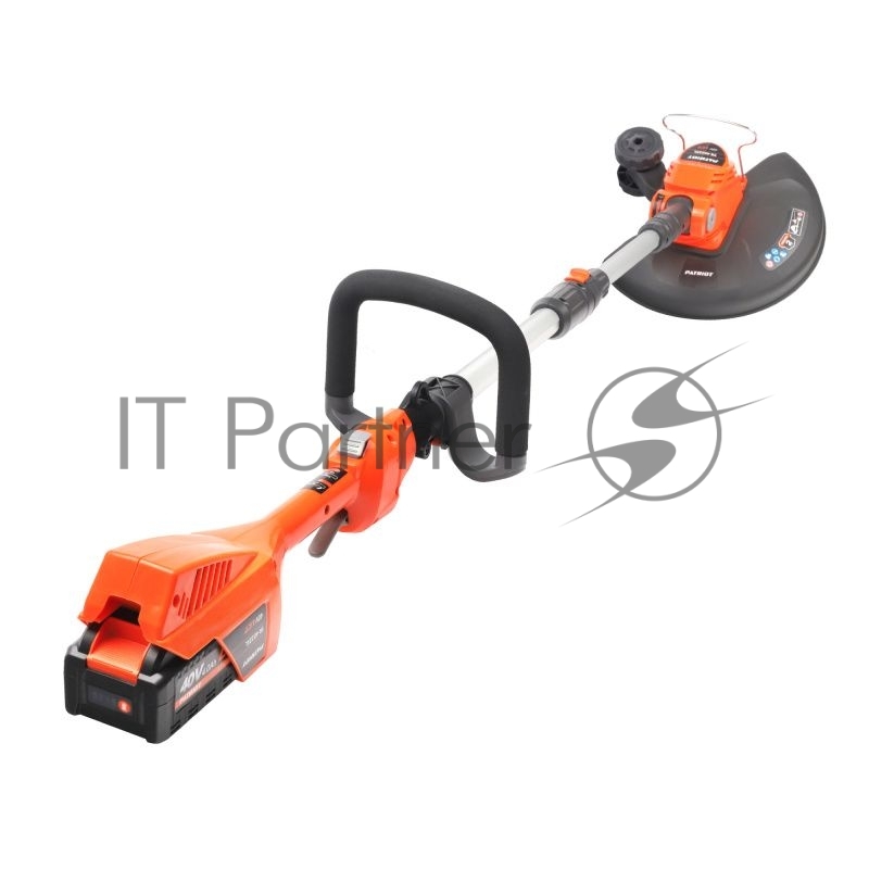 Триммер аккумуляторный PATRIOT TR4022XL, 40B платформа LCT, ширина кош. 30см, запасная леска, одна АКБ (2,0А*ч) и ЗУ