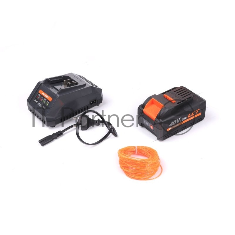 Триммер аккумуляторный PATRIOT TR4024XL, 40B платформа LCT, ширина кош. 30см, запасная леска, один АКБ (4,0А*ч) и ЗУ