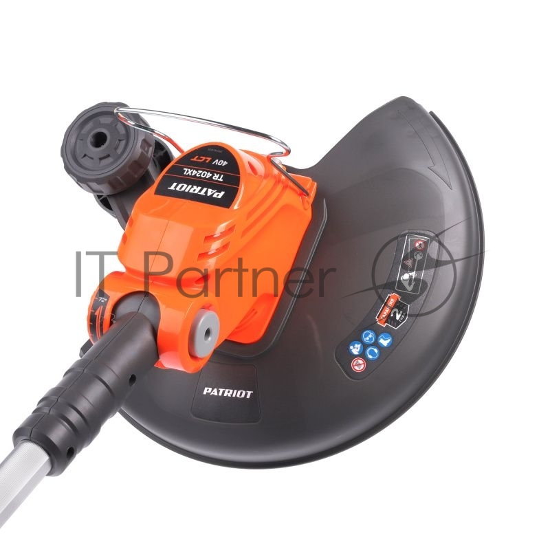 Триммер аккумуляторный PATRIOT TR4024XL, 40B платформа LCT, ширина кош. 30см, запасная леска, один АКБ (4,0А*ч) и ЗУ