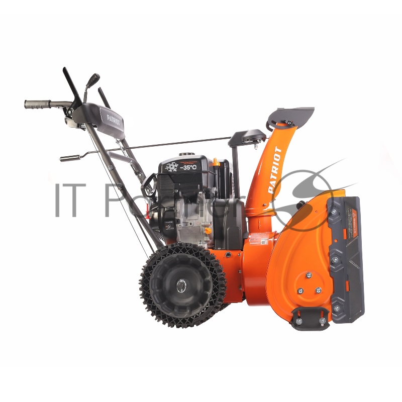 Снегоуборщик PATRIOT PRO 11 KX (коммунально-хозяйственный) 11 л.с. , усиленный редуктор, безвоздушные колёса WE3, антиадгезионное покрытие ковша и желоба.