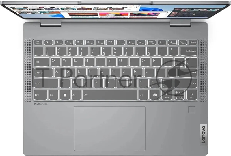 Ноутбук Lenovo IdeaPad 5 14AHP9 Ryzen 5 8645HS 16Gb SSD512Gb AMD Radeon 760M 14 OLED Touch WUXGA (1920x1200) noOS grey WiFi BT Cam (83DR005QRK)