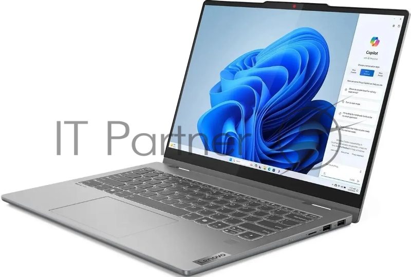 Ноутбук Lenovo IdeaPad 5 16AHP9 Ryzen 5 8645HS 16Gb SSD512Gb AMD Radeon 760M 16 OLED Touch 2K (2048x1280) noOS grey WiFi BT Cam (83DS003XRK)
