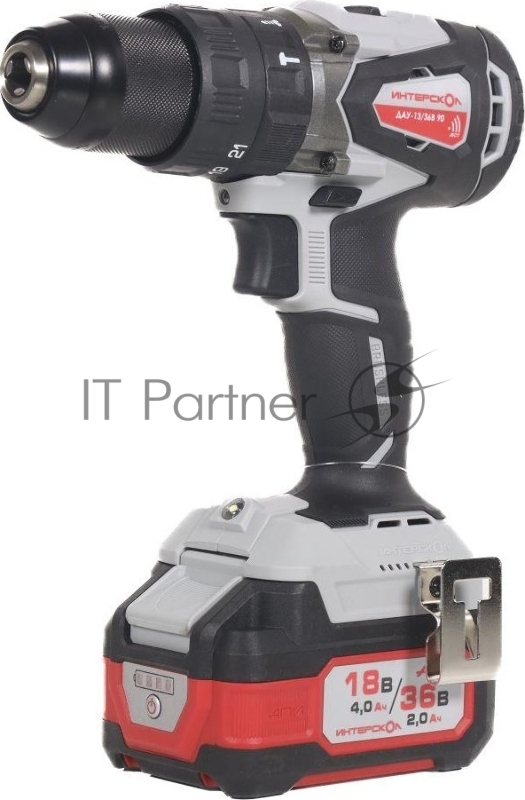 Дрель-шуруповерт аккумуляторная INTERSKOL DAU-13/36V 90