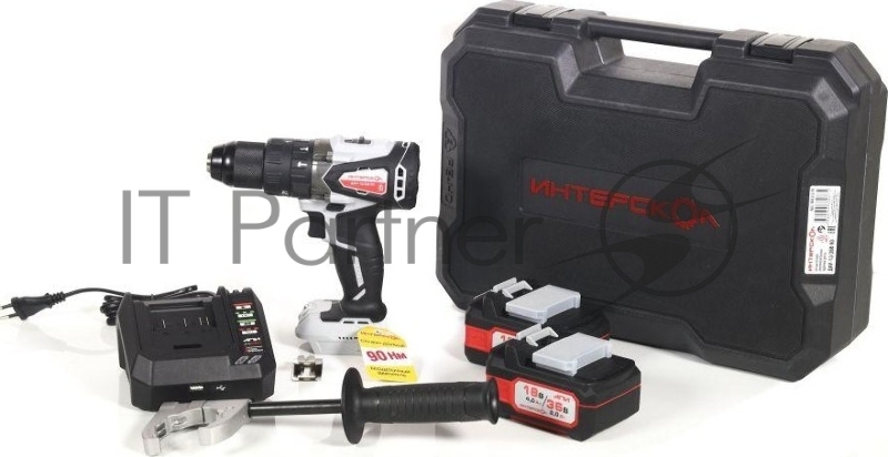 Дрель-шуруповерт аккумуляторная INTERSKOL DAU-13/36V 90