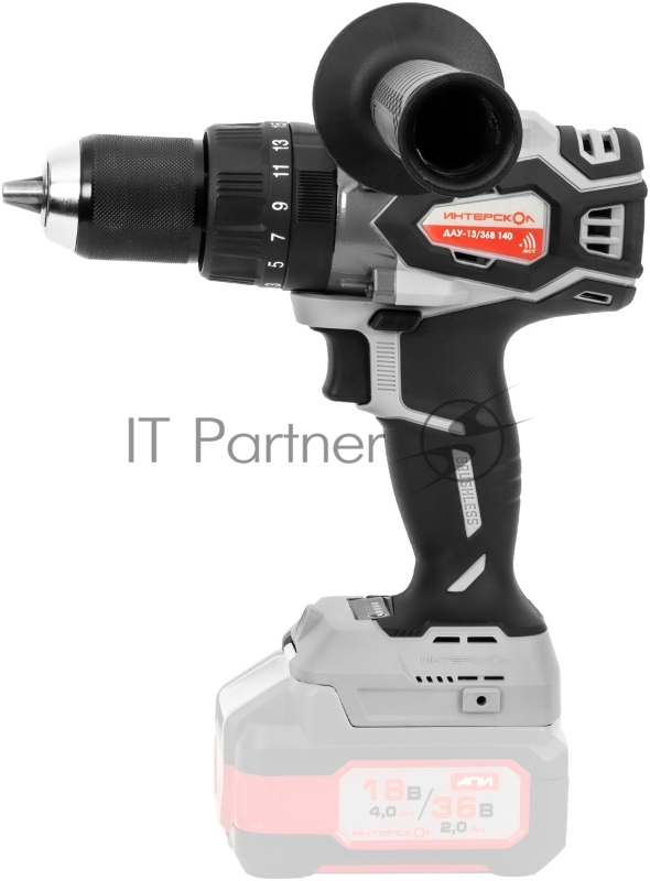 Дрель-шуруповерт аккумуляторная INTERSKOL DAU-13/36V 140