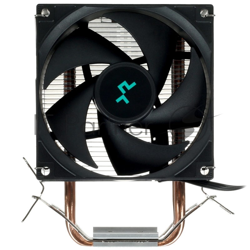 Кулер DEEPCOOL AG200 LGA1700/1200/115X/AM5/AM4 (36шт/кор, TDP 100W, PWM, Fan 92mm, 2 тепл.трубки прямого контакта) RET