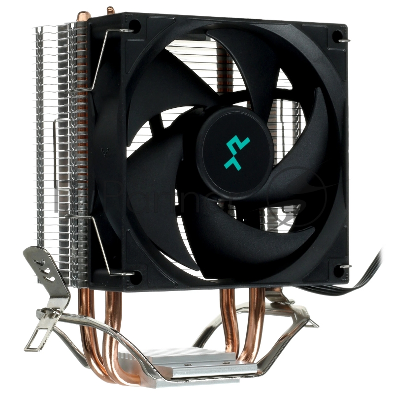 Кулер DEEPCOOL AG200 LGA1700/1200/115X/AM5/AM4 (36шт/кор, TDP 100W, PWM, Fan 92mm, 2 тепл.трубки прямого контакта) RET