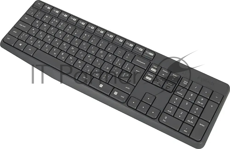 Комплект беспроводной клавиатура+мышь Logitech MK235 Серый (920-007949) РФ