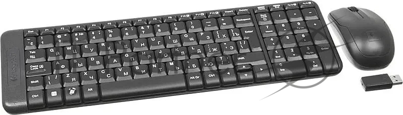 Комплект беспроводной клавиатура+мышь Logitech MK220 black (920-003236)