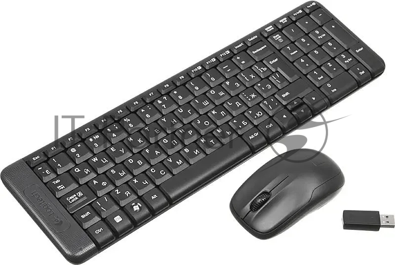 Комплект беспроводной клавиатура+мышь Logitech MK220 black (920-003236)