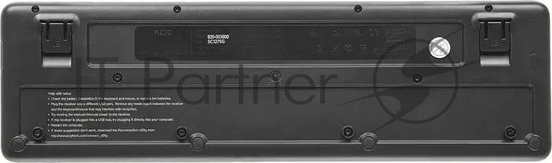 Комплект беспроводной клавиатура+мышь Logitech MK220 black (920-003236)