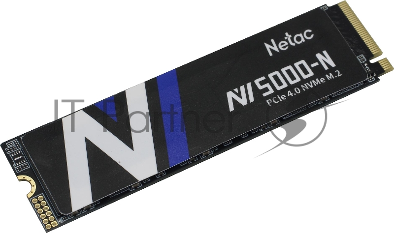 Накопитель Netac SSD NV5000-N 2TB PCIe 4 x4 M.2 2280 NVMe 3D NAND, R/W up to 4800/4400MB/s, TBW 1280TB, without heat sink