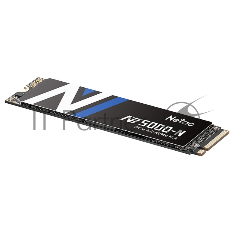 Накопитель Netac SSD NV5000-N 2TB PCIe 4 x4 M.2 2280 NVMe 3D NAND, R/W up to 4800/4400MB/s, TBW 1280TB, without heat sink