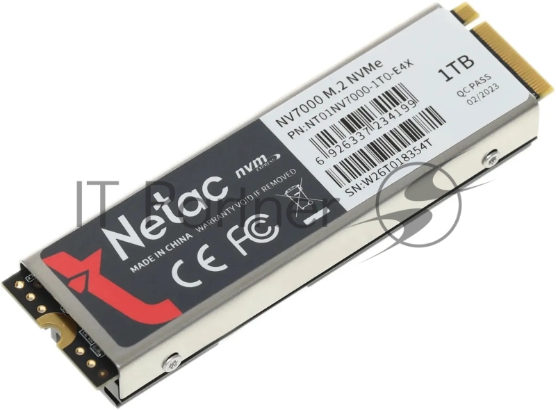 Жесткий диск SSD NETAC NT01NV7000T-1T0-E4X M.2 2280 1TB NVME
