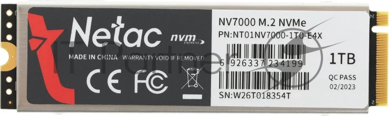 Жесткий диск SSD NETAC NT01NV7000T-1T0-E4X M.2 2280 1TB NVME