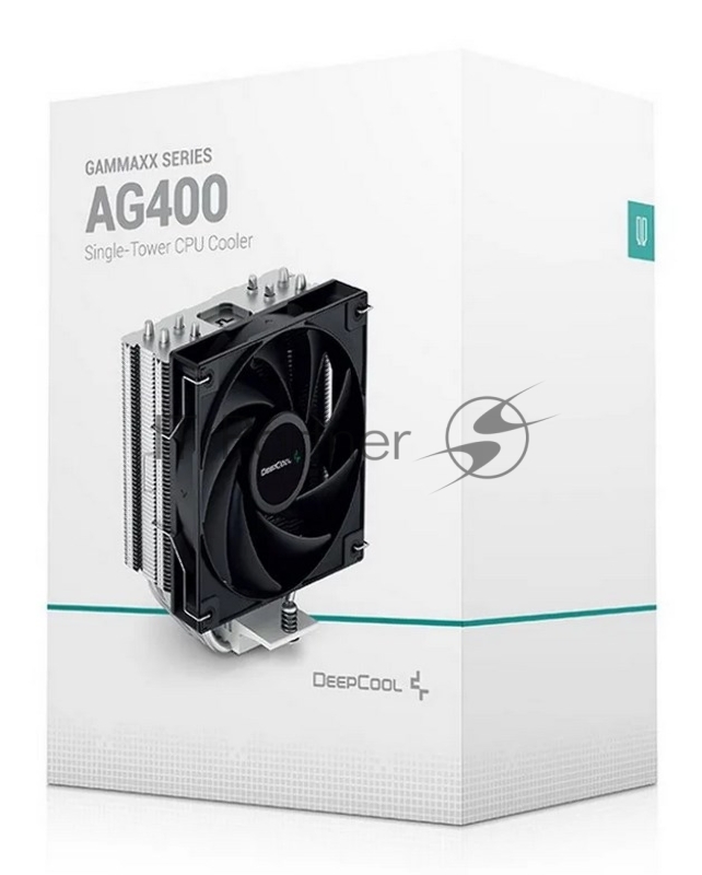 Кулер DEEPCOOL AG400 220W Intel LGA1700/1200/1151/1150/1155, for AMD- AM5/AM4 (727590) (R-AG400-BKNNMN-G-1) {18}
