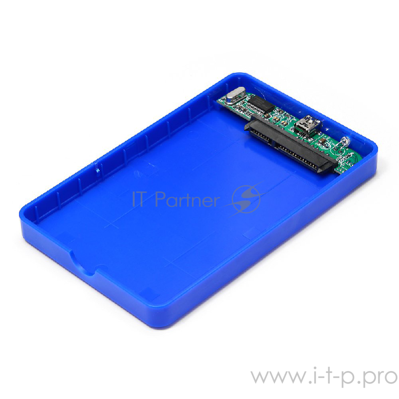 Контейнер Gembird EE2-U2S-40P-B для 2.5 SATA HDD, синий (USB2.0)