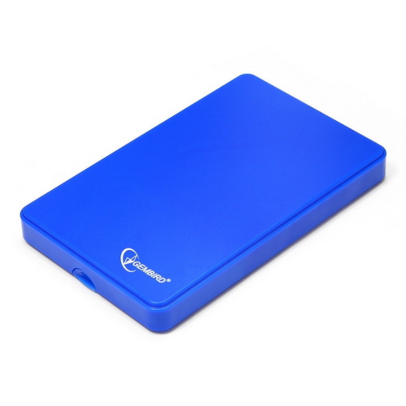 Контейнер Gembird EE2-U2S-40P-B для 2.5 SATA HDD, синий (USB2.0)