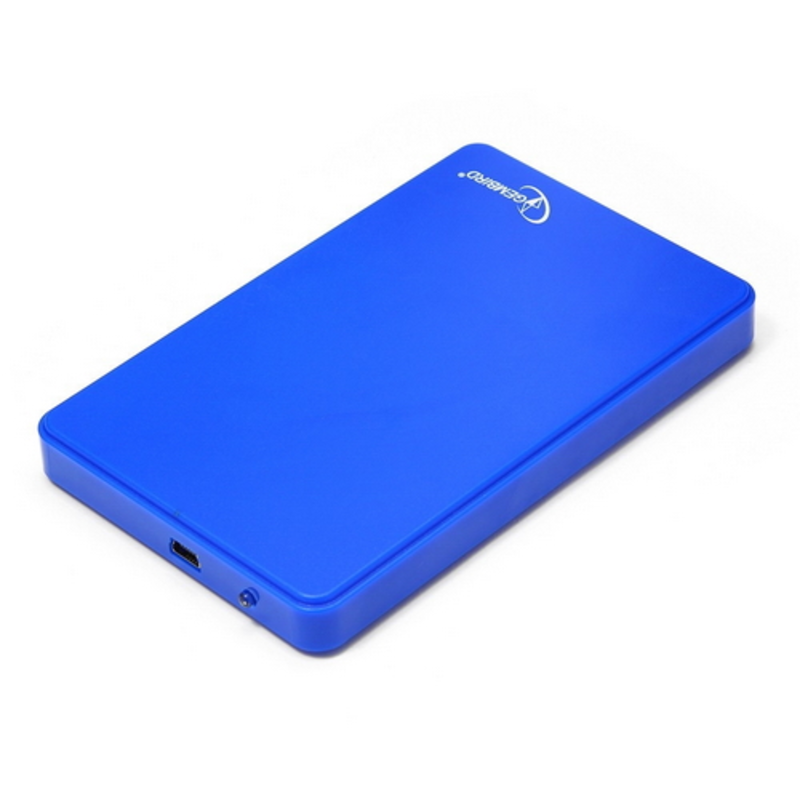 Контейнер Gembird EE2-U2S-40P-B для 2.5 SATA HDD, синий (USB2.0)