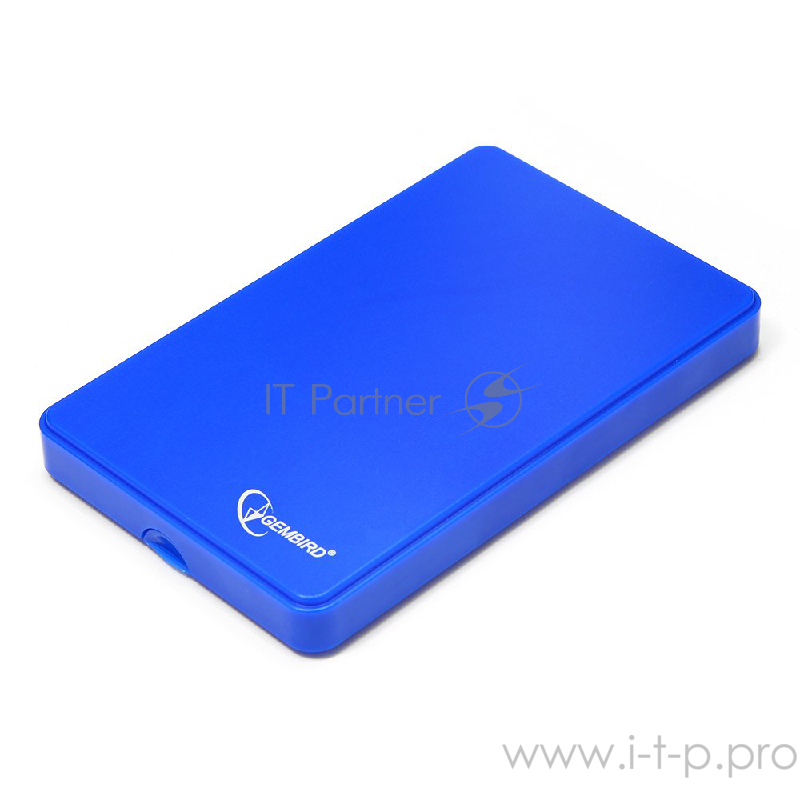 Контейнер Gembird EE2-U2S-40P-B для 2.5 SATA HDD, синий (USB2.0)