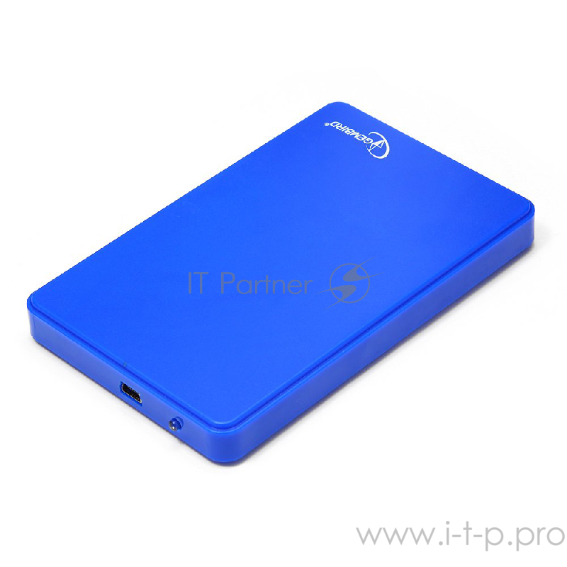 Контейнер Gembird EE2-U2S-40P-B для 2.5 SATA HDD, синий (USB2.0)