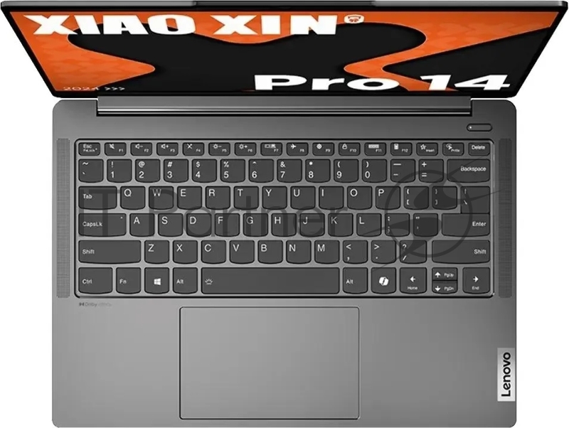 Ноутбук Lenovo Xiaoxin pro14 IRH8 Core i7 13620H 16Gb SSD1Tb Intel Iris Xe graphics 14 IPS 2.8K (2880x1800) Windows 11 trial (для ознакомления) Home grey WiFi BT Cam