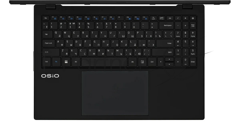 Ноутбук Osio BaseLine B150i-006b N-series N100 8Gb SSD512Gb Intel UHD Graphics 15.6 IPS FHD (1920x1080) Windows 11 Home black WiFi BT Cam 5000mAh