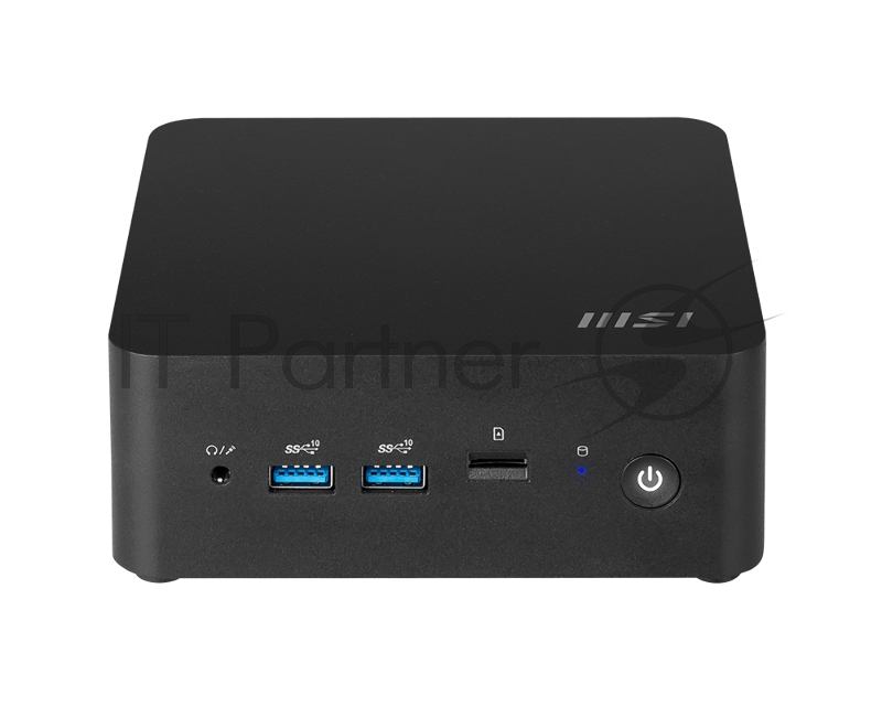 Неттоп MSI Cubi 6 1M Core i3-100U (1.2GHz), 8Gb DDR5 SO-DIMM, 256GB SSD M.2, Intel UHD Graphics, noDVD, WiFi, BT, 65W, VESA Mount kit, no keyboard&mouse, NoOS, 1y war-ty