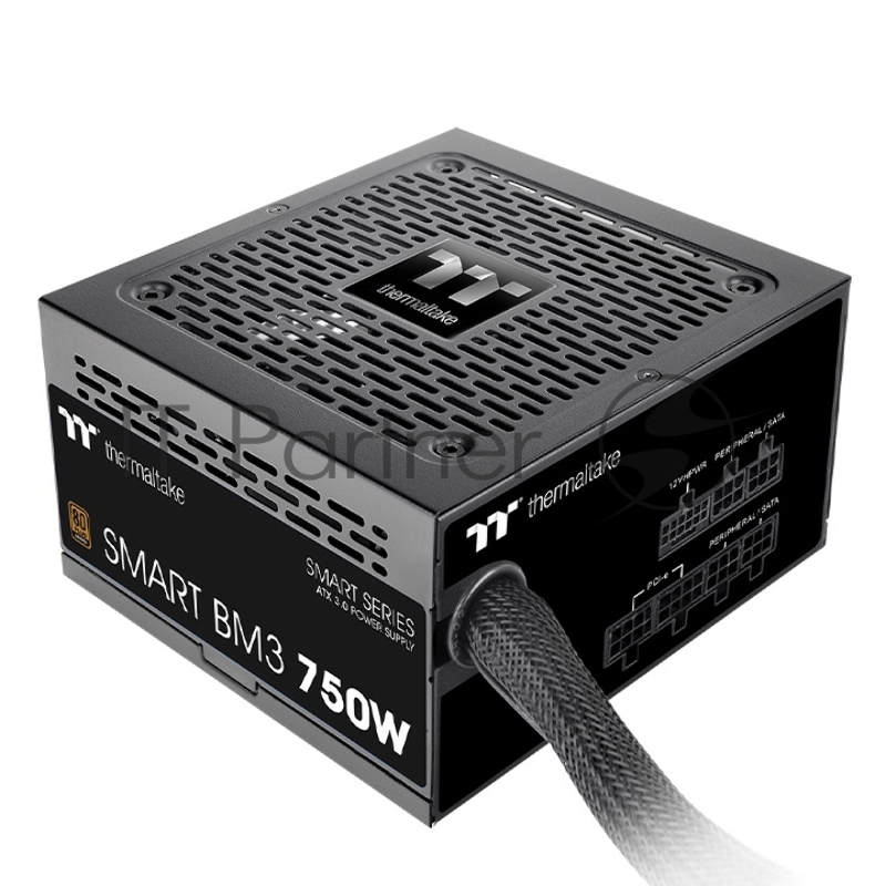 Блок питания Thermaltake Smart BM3 750W, ATX 3.0, PCIe Gen 5.0, APFC, 12cm Fan, 80+ Bronze, Semi Modular, Retail