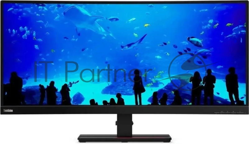 Монитор Lenovo 34 ThinkVision P34w-20 черный IPS LED 6ms 21:9 HDMI M/M HAS Piv 300cd 178гр/178гр 3440x1440 60Hz DP WQ HD 2K (1440p) USB 10.8кг