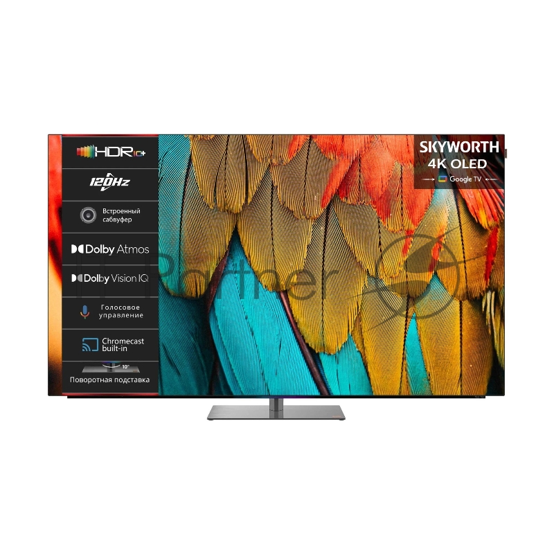 Телевизор Skyworth 55 55SXF9850 OLED черный 4K 120Hz Google TV 11
