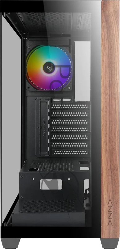 Корпус Azza Neptune черный без БП ATX 5x120mm 2x140mm 2xUSB2.0 1xUSB3.0 audio bott PSU