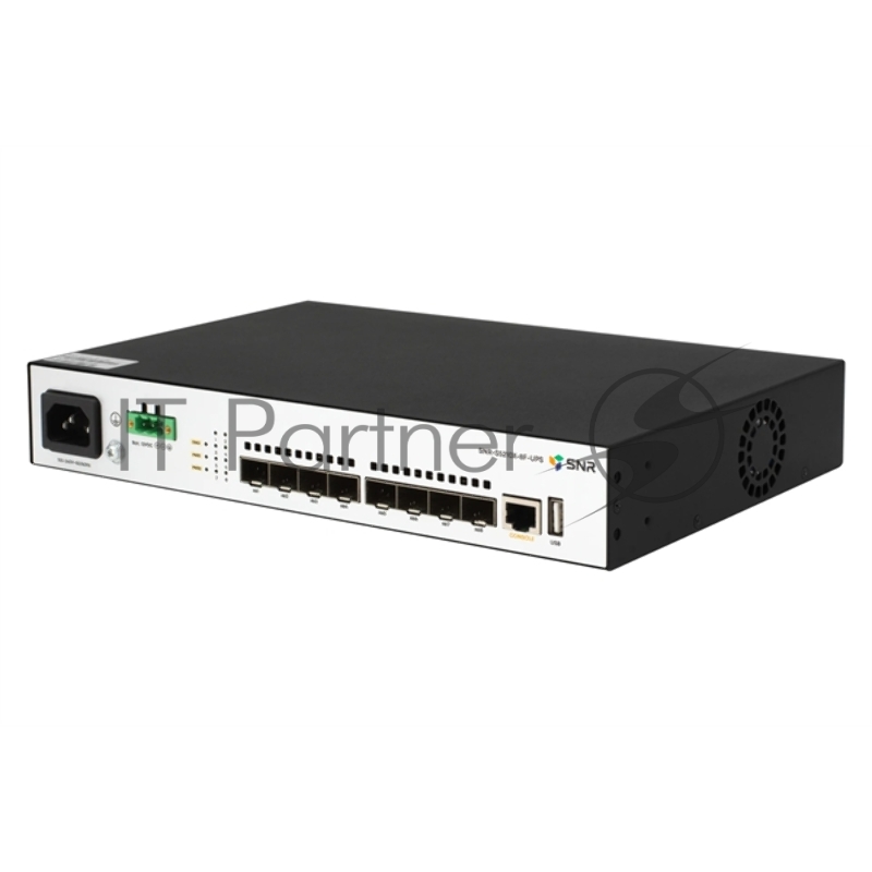 Управляемый коммутатор уровня SNR 2+, 8 x 1/10GE SFP+. Питание: 220V AC + встроенный UPS 12V