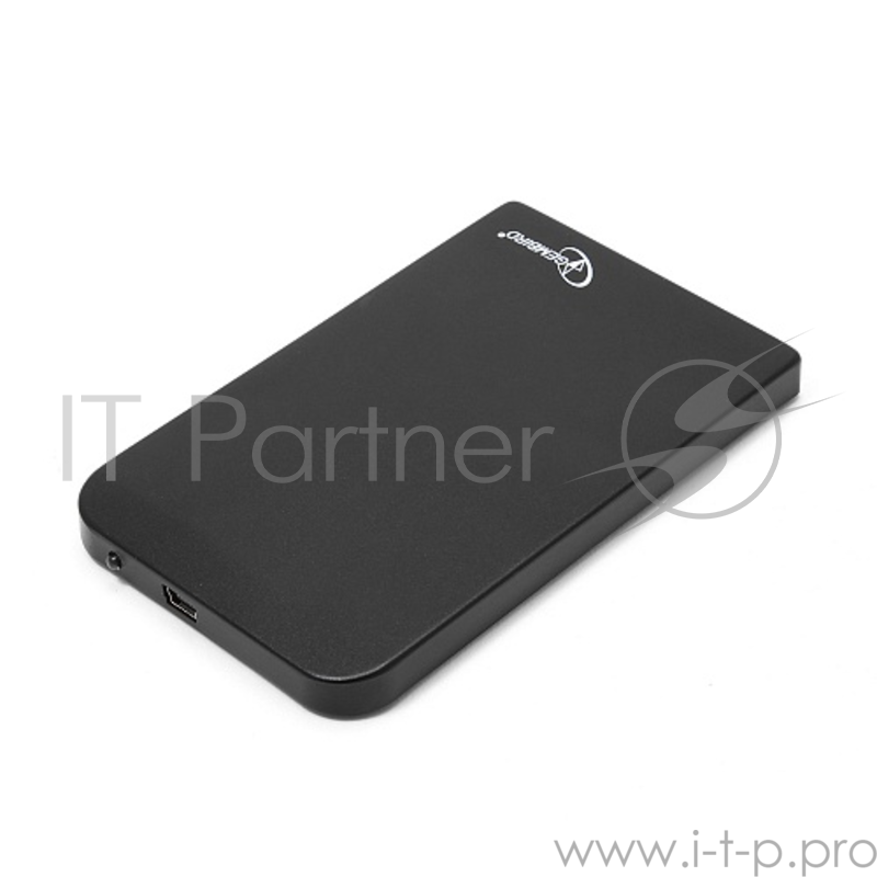 Контейнер Gembird EE2-U2S-41 для 2.5 SATA HDD, алюминиевый, черный (USB2.0)