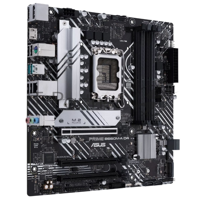 Материнская плата ASUS PRIME B660M-A D4-CSM LGA1700 mATX 4xDDR4 3xPCIEx16 2xM.2 DP HDMI (OEM)