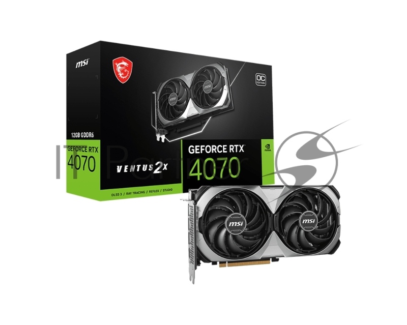 Видеокарта MSI RTX4070 12GB DDR6 4070 VENTUS 2X E1 12G OC PCIE16