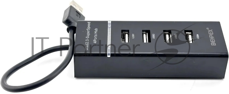 Разветвитель USB 2.0 BPH-920 4порт. черный