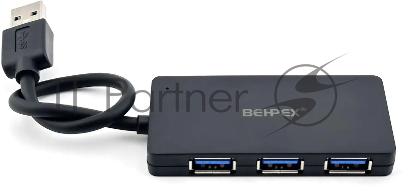 Разветвитель USB 3.0 BPH-3013 4порт. черный