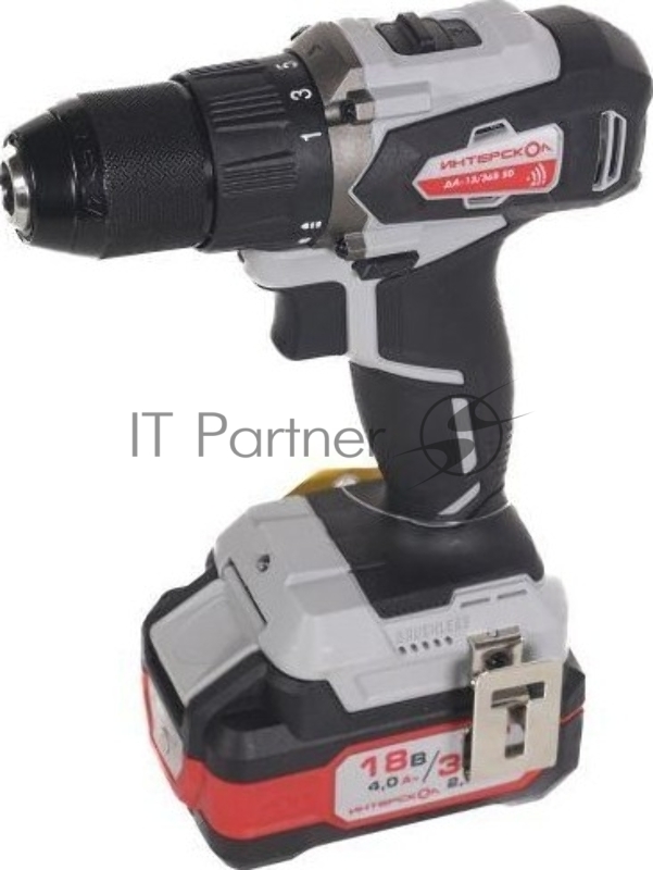 Дрель-шуруповерт аккумуляторная INTERSKOL DA-13/36V 50