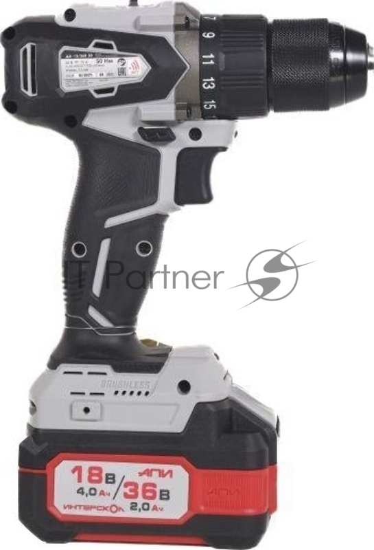 Дрель-шуруповерт аккумуляторная INTERSKOL DA-13/36V 50