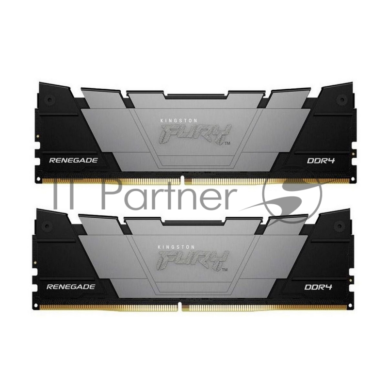 Комплект модулей памяти Kingston 32GB DDR4 4266 FURY Renegade Black XMP Non-ECC Unbuffered DIMM (Kit 2*16gb) 2RX8 19-26-26 1.4V 288-pin 8Gbit
