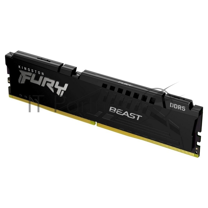 Модуль памяти Kingston 32GB DDR5 6400 CL32 FURY Beast Black EXPO Non-ECC Unbuffered DIMM 2RX8 32-39-39 1.4V 288-pin 16Gbit