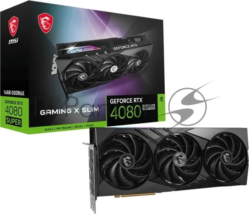 Видеокарта MSI RTX4080 SUPER GAMING X SLIM 16GB GDDR6X 256bit 2xDP 2xHDMI 3FAN (OEM)