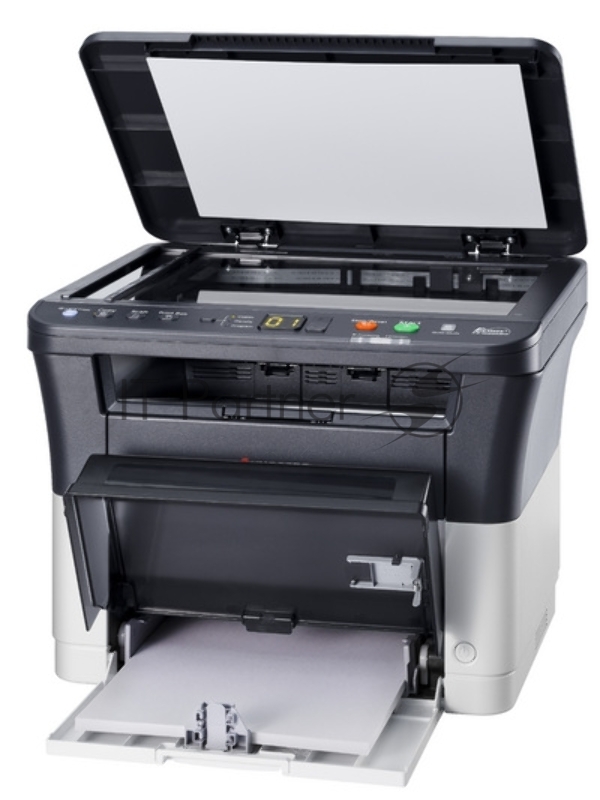 МФУ лазерный Kyocera Ecosys FS-1020MFP (1102M43RU0/1102M43RUV), A4, ч/б, печ. до 20 стр/мин., 600 x 600 dpi, USB
