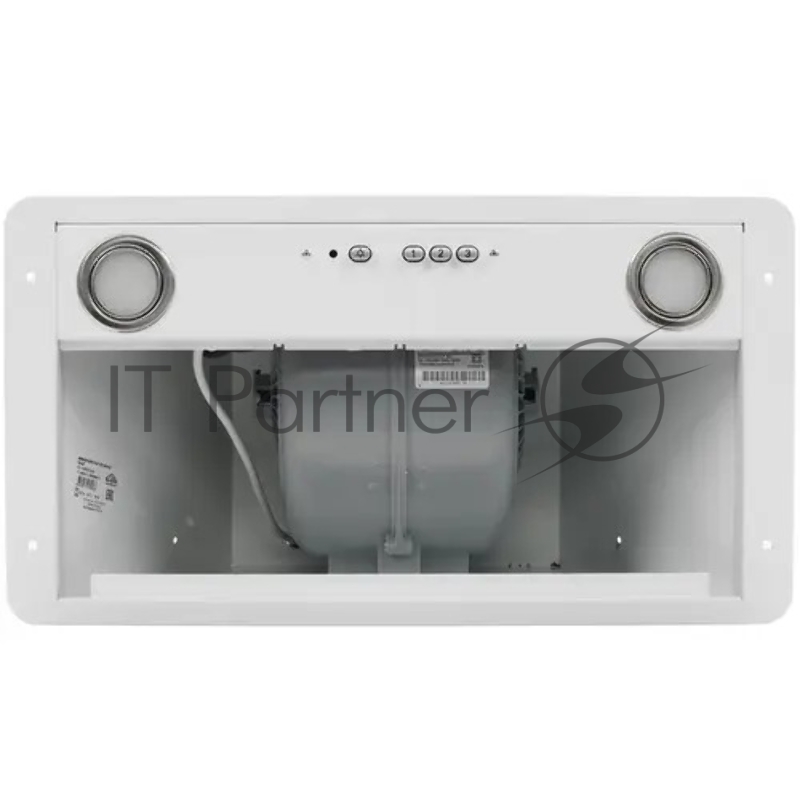 Вытяжка полновстраиваемая Elikor Flat 52П-650-К3Д белый