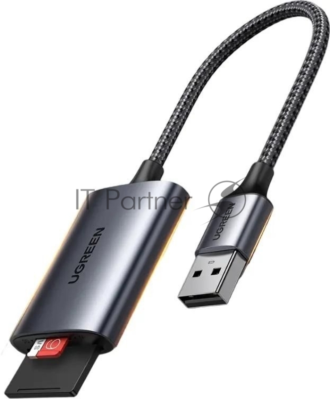 Картридер UGREEN CM401-80888 Space Gray (80888)