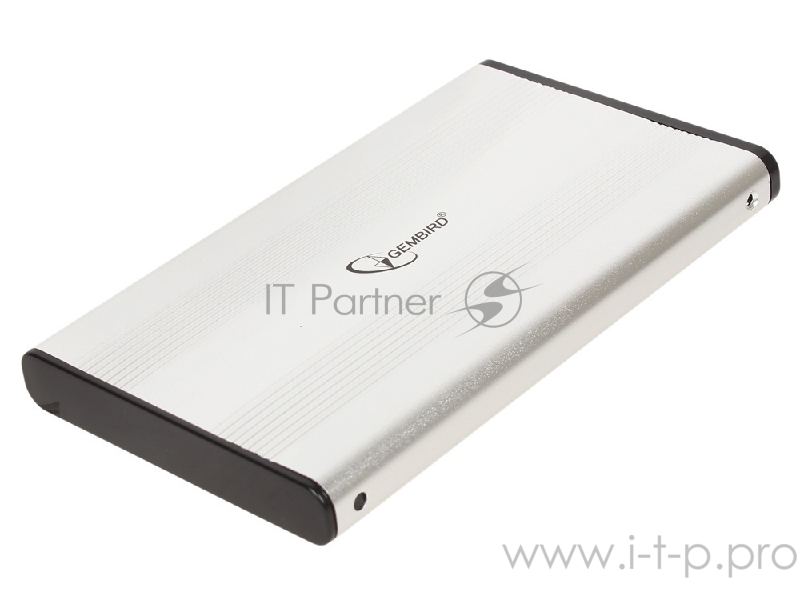 Контейнер Gembird EE2-U2S-5-S для 2.5 SATA HDD, алюминиевый, серебр. (USB2.0)