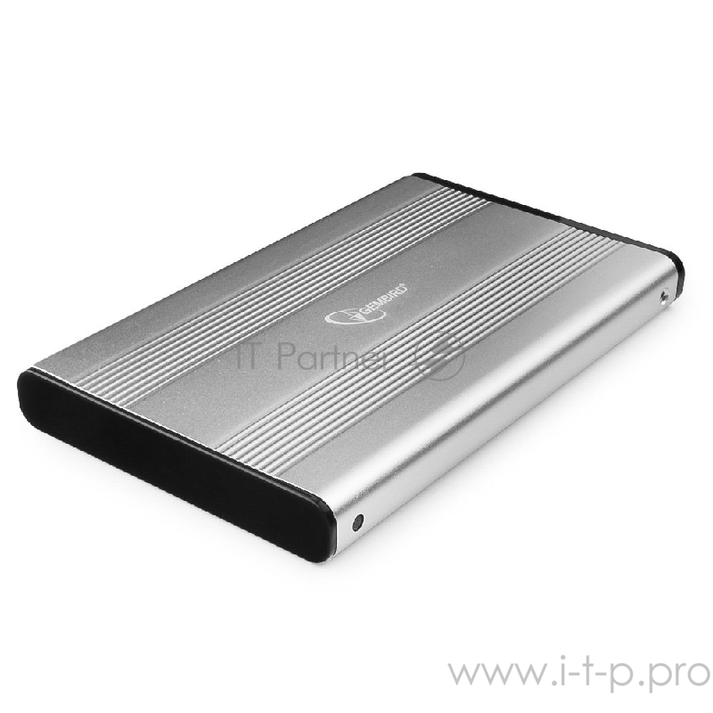 Контейнер Gembird EE2-U2S-5-S для 2.5 SATA HDD, алюминиевый, серебр. (USB2.0)