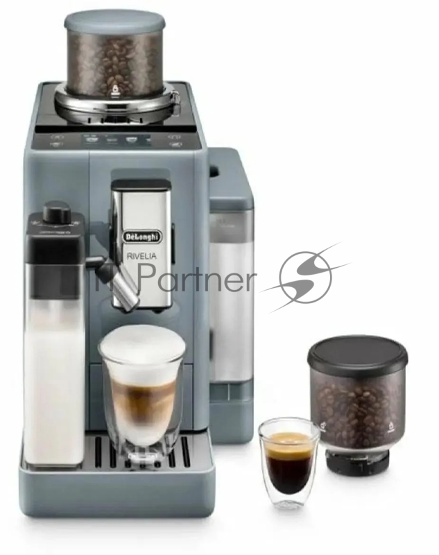 Кофемашина автоматическая DeLonghi EXAM440.55.G серый, исп. кофе - молотый/зерна, 1.4 л, 1450 Вт, 19 Бар.